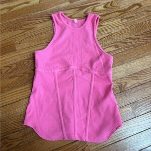 Free people movement Pink high neck Top